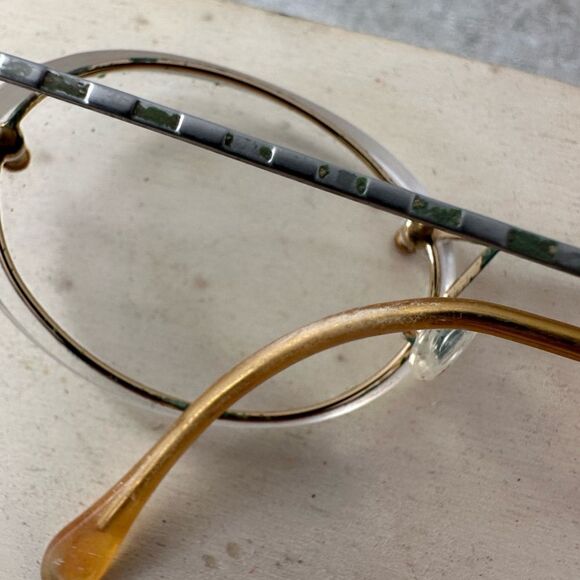 Vintage Cazal Germany Semi Rimless Glasses As Is - Picture 4 of 9